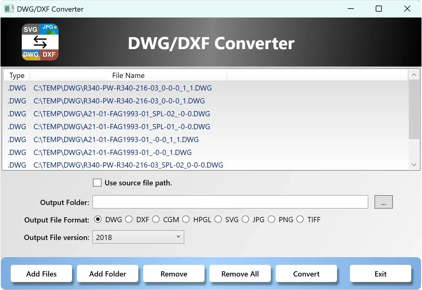 DWG Converter preview