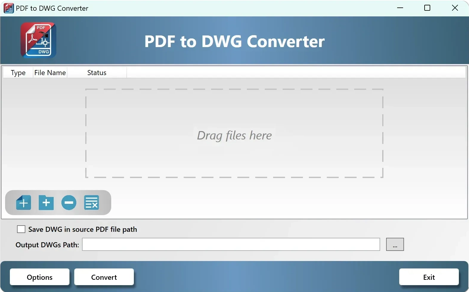 PDF To DWG conversion preview